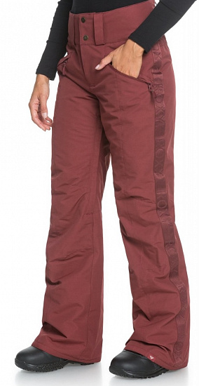 Брюки женские Roxy Spiral Oxblood Red - Фото 3 большая
