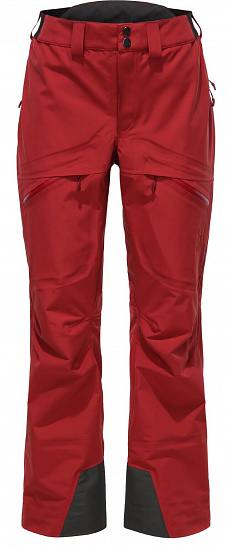 Брюки женские Haglofs Khione 3L Proof Brick Red - Фото 1 большая