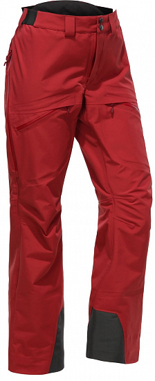 Брюки женские Haglofs Khione 3L Proof Brick Red - Фото 4 большая