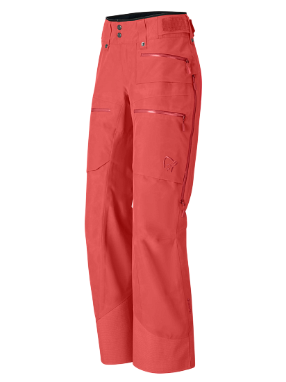 Брюки женские Norrona Lofoten Gtx Insulated Baked Apple - Фото 3 большая