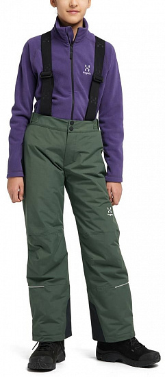 Брюки детские Haglofs Niva Insulated Fjell Green - Фото 3 большая