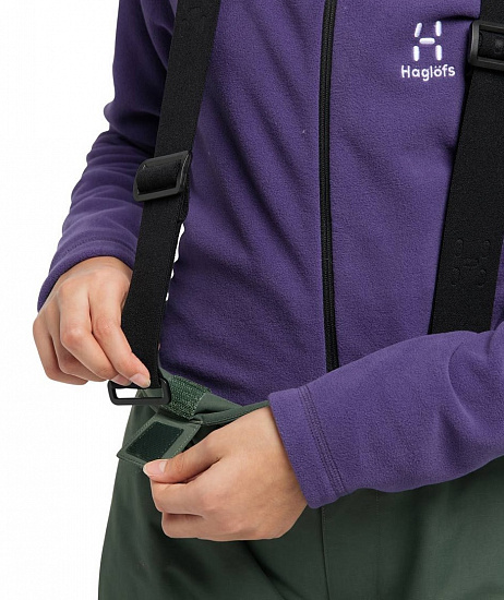 Брюки детские Haglofs Niva Insulated Fjell Green - Фото 6 большая