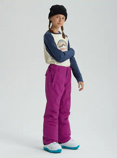 Брюки детские Burton Girls Sweetart Grapeseed - Фото 4 большая