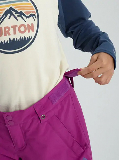 Брюки детские Burton Girls Sweetart Grapeseed - Фото 6 большая