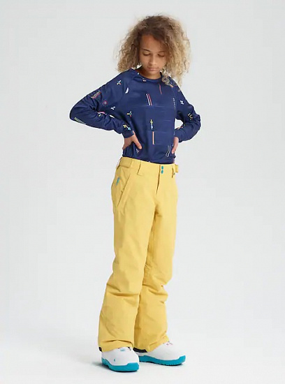 Брюки детские Burton Girls Sweetart Sun Glow - Фото 4 большая