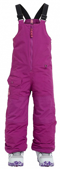 Брюки детские Burton Ms Maven Bib Grapeseed - Фото 1 большая
