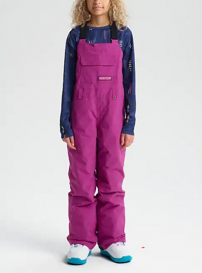 Брюки детские Burton Skylar Bib Grapeseed - Фото 3 большая