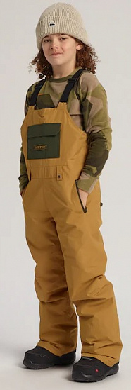 Брюки детские Burton Skylar Bib Wood Thrush - Фото 4 большая