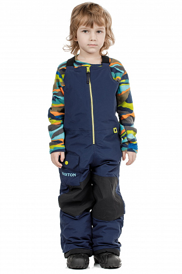 Брюки детские Burton Maven Bib Dress Blue - Фото 2 большая