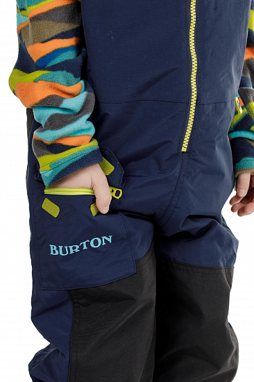 Брюки детские Burton Maven Bib Dress Blue - Фото 6 большая