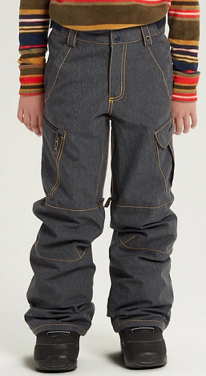 Брюки детские Burton Exile Cargo Denim - Фото 2 большая