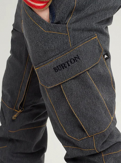Брюки детские Burton Exile Cargo Denim - Фото 6 большая