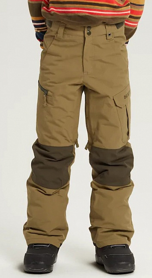 Брюки детские Burton Exile Cargo Martini Olive - Фото 2 большая
