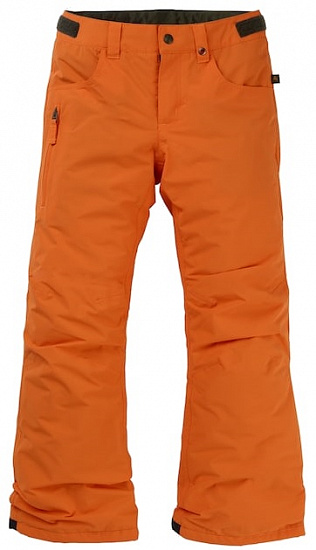 Брюки детские Burton Barnstorm Russet Orange - Фото 1 большая