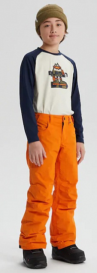Брюки детские Burton Barnstorm Russet Orange - Фото 4 большая