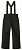 Брюки детские The North Face Snowquest Suspender Plus Tnf Black/Tnf White - Фото 2 малая