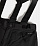 Брюки детские The North Face Snowquest Suspender Plus Tnf Black/Tnf White - Фото 6 малая