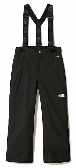 Брюки детские The North Face Snowquest Suspender Plus Tnf Black/Tnf White - Фото 1 большая