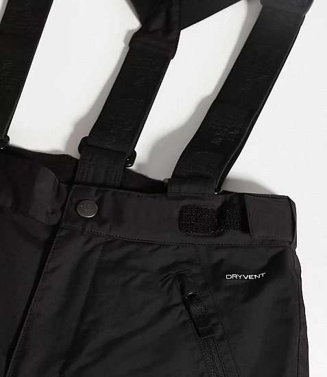 Брюки детские The North Face Snowquest Suspender Plus Tnf Black/Tnf White - Фото 6 большая