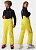 Брюки детские The North Face Snowquest Suspender Plus Lightning Yellow - Фото 4 малая