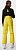 Брюки детские The North Face Snowquest Suspender Plus Lightning Yellow - Фото 6 малая