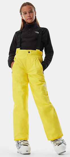 Брюки детские The North Face Snowquest Suspender Plus Lightning Yellow - Фото 5 большая