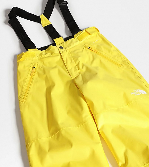 Брюки детские The North Face Snowquest Suspender Plus Lightning Yellow - Фото 7 большая
