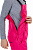 Брюки детские Roxy Non Stop Bib Beetroot Pink - Фото 4 малая