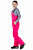 Брюки детские Roxy Non Stop Bib Beetroot Pink - Фото 9 малая