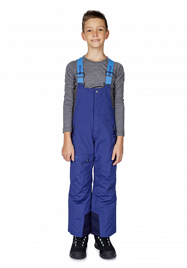 Брюки детские Marmot Boy's Rosco Bib Nightfall - Фото 3 большая