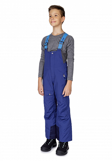 Брюки детские Marmot Boy's Rosco Bib Nightfall - Фото 4 большая