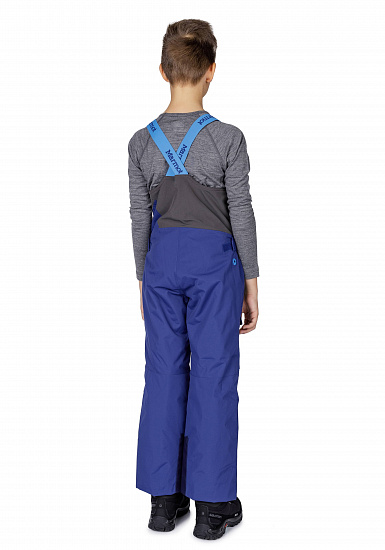 Брюки детские Marmot Boy's Rosco Bib Nightfall - Фото 5 большая