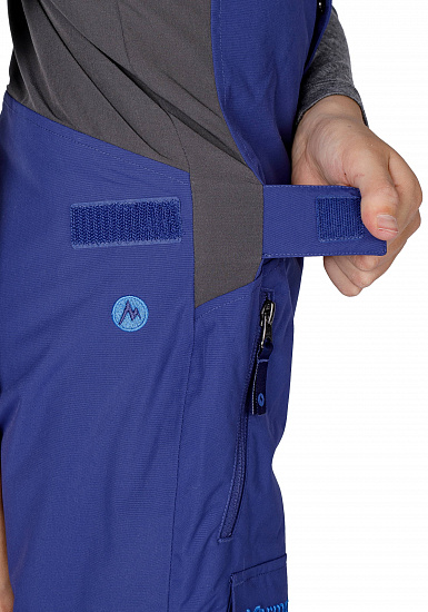 Брюки детские Marmot Boy's Rosco Bib Nightfall - Фото 6 большая