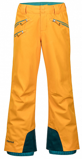 Брюки детские Marmot Girl's Slopestar Golden Sun - Фото 1 большая