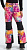 Брюки детские The North Face Freedom Insulated Girl’s Radiant Poppy Blowin Wind Print - Фото 2 малая
