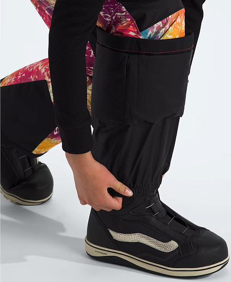 Брюки детские The North Face Freedom Insulated Girl’s Radiant Poppy Blowin Wind Print - Фото 6 большая