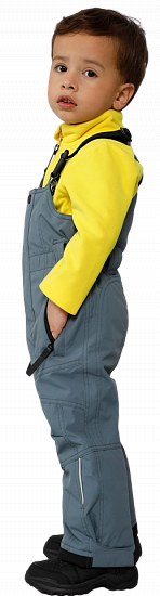 Брюки детские Poivre Blanc W22-0924-BBBY/A Thunder Grey - Фото 3 большая
