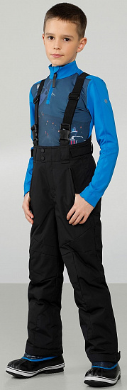 Брюки детские Poivre Blanc W22-0922-JRBY/A Black - Фото 3 большая