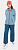 Брюки детские The North Face Lenado Blue Wing Teal - Фото 3 малая