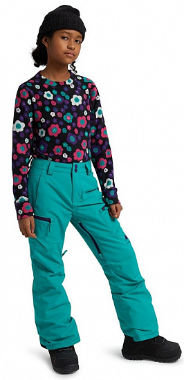 Брюки детские Burton Exile Cargo Dynasty Green - Фото 2 большая