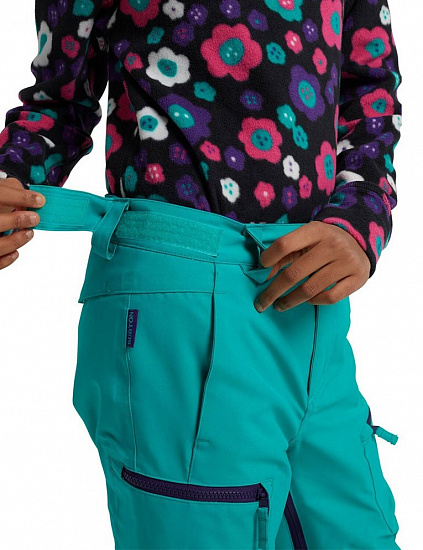 Брюки детские Burton Exile Cargo Dynasty Green - Фото 5 большая