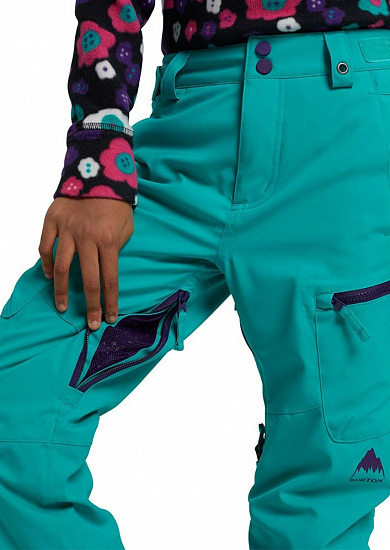 Брюки детские Burton Exile Cargo Dynasty Green - Фото 7 большая