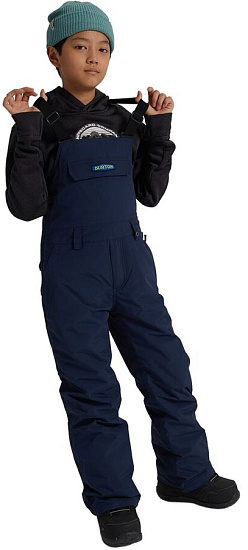 Полукомбинезон детский Burton Skylar Bib Dress Blue - Фото 3 большая