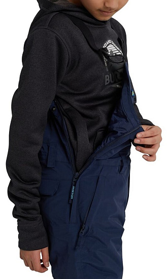 Полукомбинезон детский Burton Skylar Bib Dress Blue - Фото 4 большая