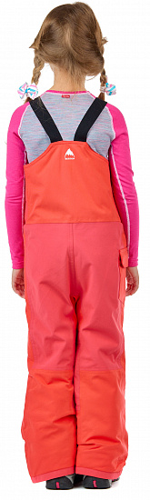Полукомбинезон детский Burton Maven Bib Hibiscus Pink - Фото 5 большая