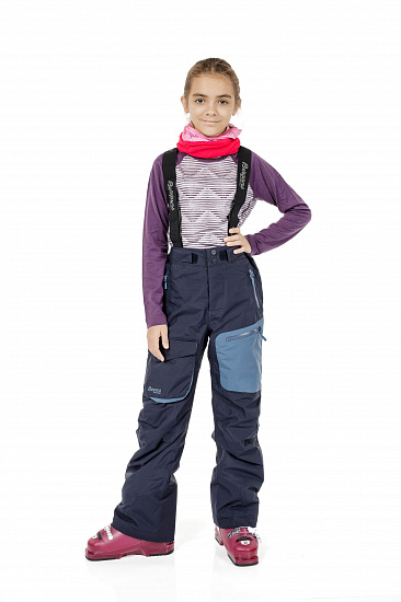 Брюки детские Bergans Knyken Ins Dk Navy/Fogblue - Фото 4 большая