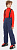 Брюки детские The North Face Snowquest Suspender Plus Montague Blue - Фото 4 малая