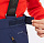 Брюки детские The North Face Snowquest Suspender Plus Montague Blue - Фото 8 малая
