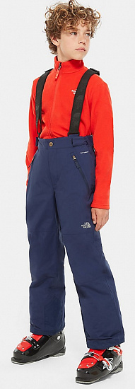 Брюки детские The North Face Snowquest Suspender Plus Montague Blue - Фото 4 большая