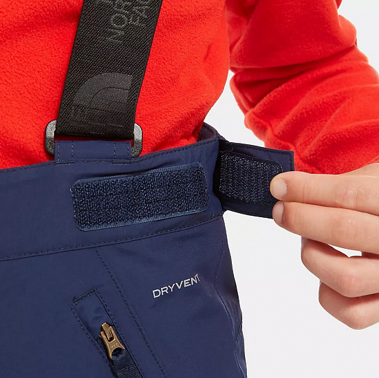 Брюки детские The North Face Snowquest Suspender Plus Montague Blue - Фото 8 большая